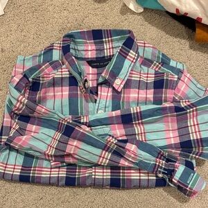Janie and Jack Multicolor Plaid Shirt